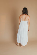 Load image into Gallery viewer, BEACHY LINEN MIDI | OFF WHITE
