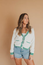 Load image into Gallery viewer, PREPPY CARDI | GREEN
