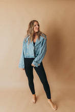 Load image into Gallery viewer, CROPPED DENIM TRENCH
