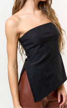 Load image into Gallery viewer, ASYMMETRIC TUBE TOP | BLACK
