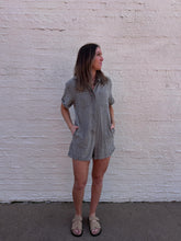 Load image into Gallery viewer, WASHED GREY ROMPER
