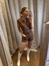 Load image into Gallery viewer, UTILITY ROMPER | COCO
